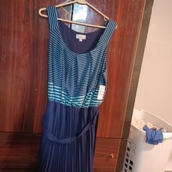 Just Love Womens Stripe Maxi Dress Knit Jersey T-Shirt Dress for Women