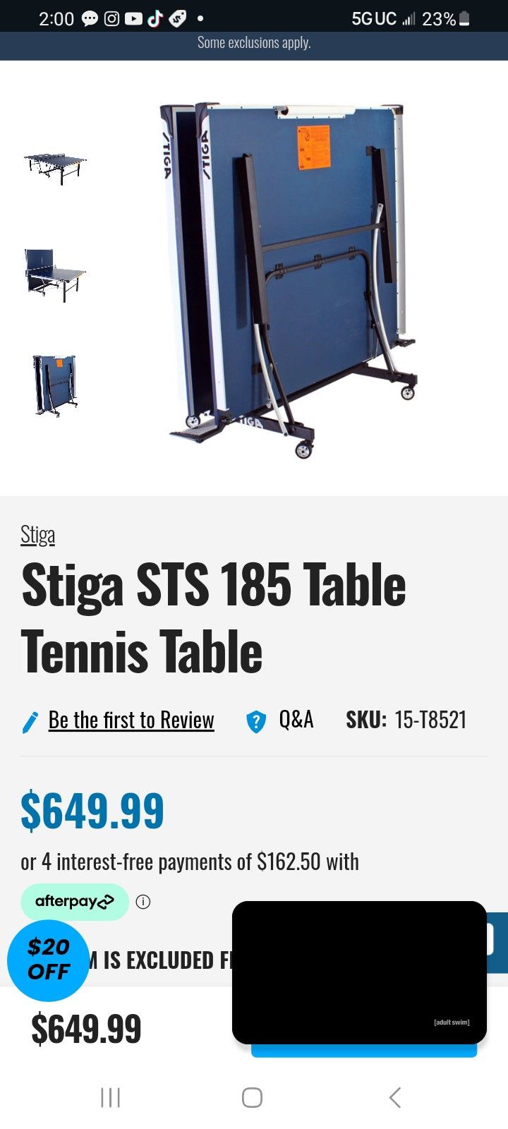 Ping-pong Table (Originally $650)