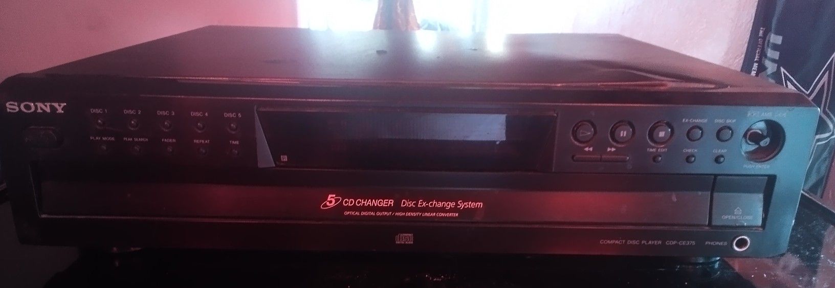 Sony 5 Disc CD Disc Changer