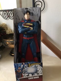 Superman Coin Bank DC Comics Universe 13" Inch Statue Figure
