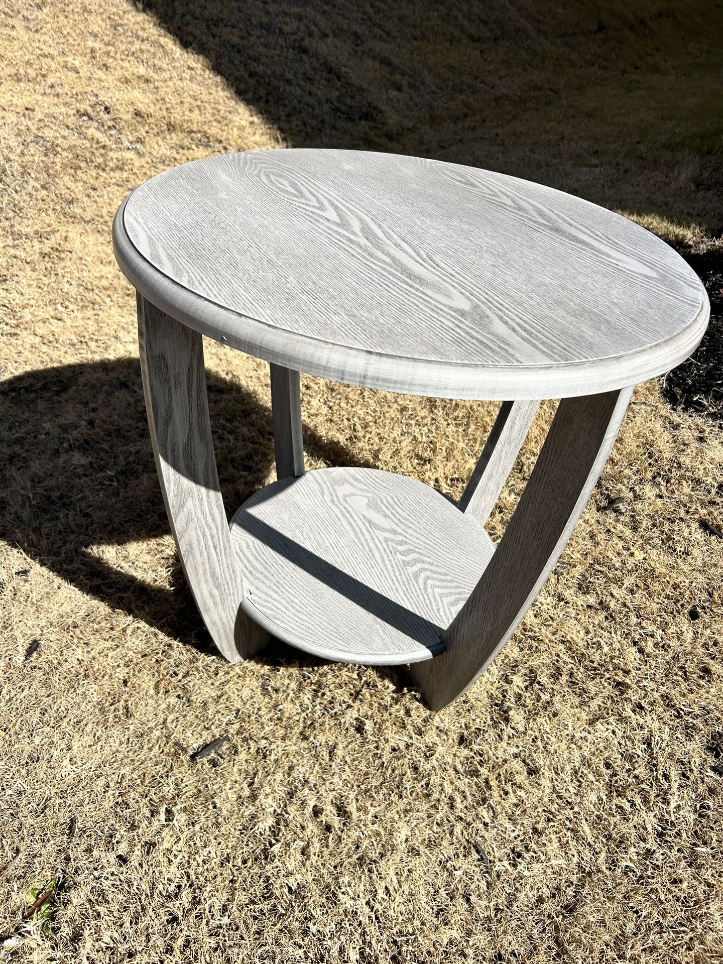 Gray wash End Table