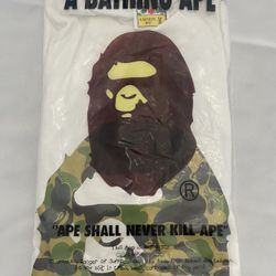 BAPE Abc Camo Big Ape Head Tee	