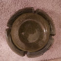 Super Cool Vintage Large Glass Ashtray Make Offer