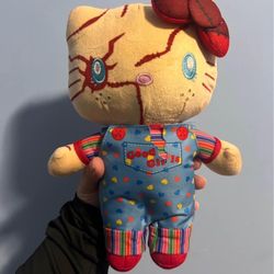 Hello Kitty Chucky plushie 