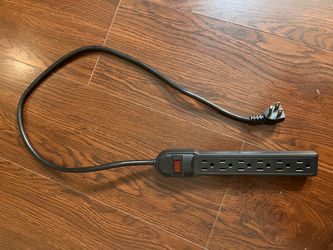 6-Outlet Power Strip with Surge Protector