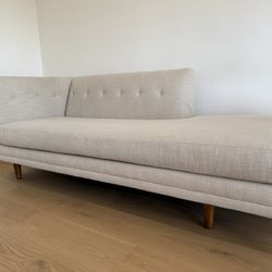 West Elm Elton Arm Chaise 75”