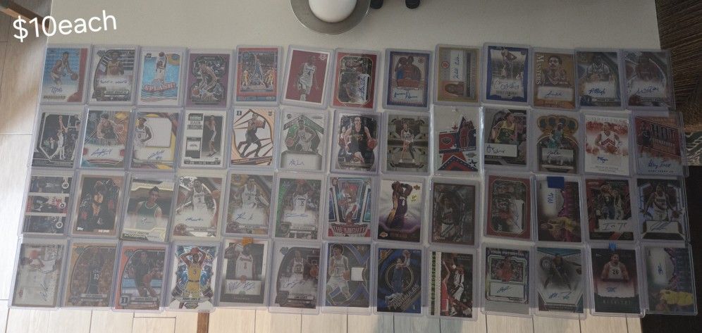 Basketball Cards 1970s to 2025 rc relic hof sn chrome prizm $10 each card