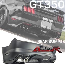 15-23 Ford Mustang Rear Bumper gt350 style cover Gt V6 California Echo Boost
