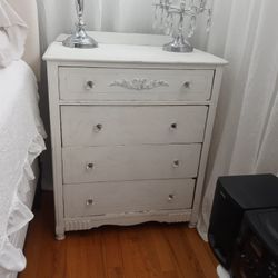 Antique White Dresser