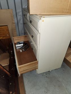 White five drawer dresser Coupeville