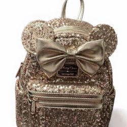 Disney Rose Gold  Backpack