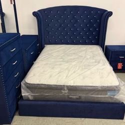 BLUE BED 😍💙😍 Blue Bed SET available