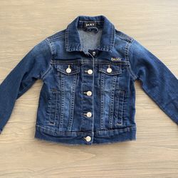 New Without Tags- Girls’ DKNY Jean Jacket, Size 4