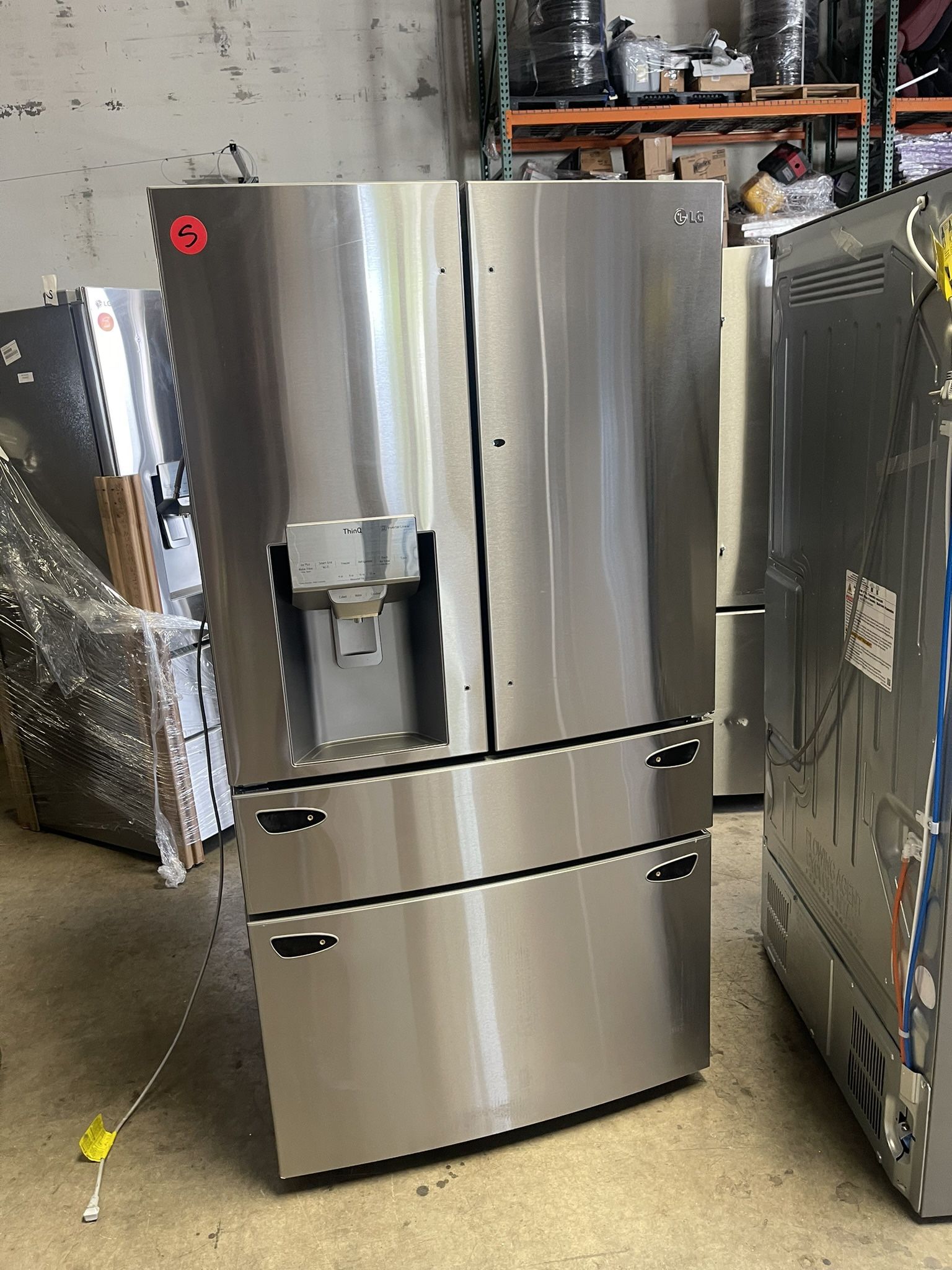 LG Platinum Four Door Counter Depth Refrigerator
