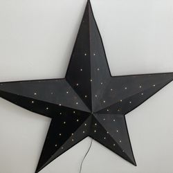 Lighted Outdoor Metal Star 4’ X 4’