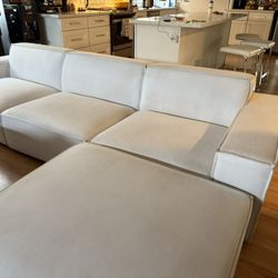 Modern White Sectional 