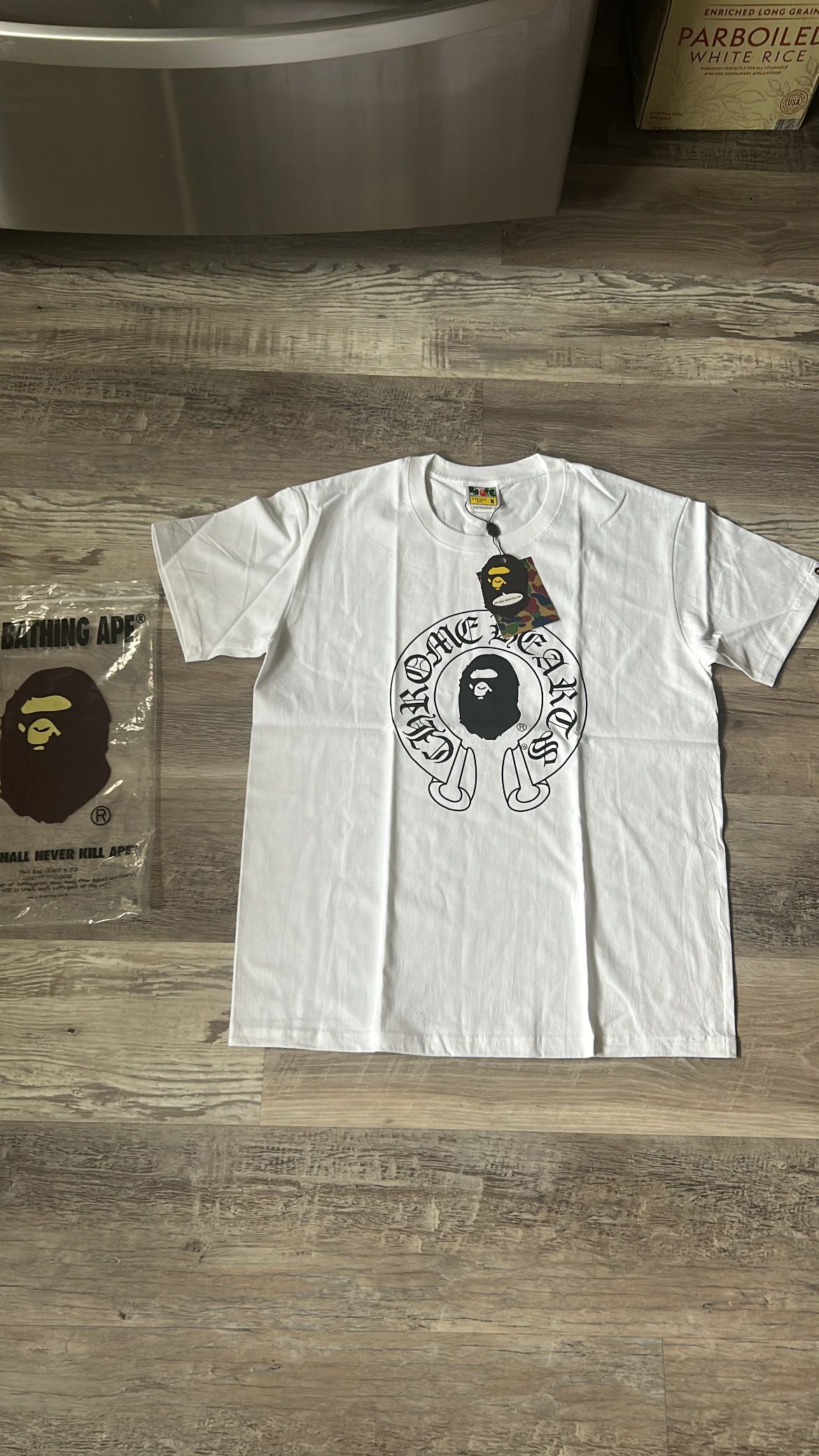 A Bathing Ape (BAPE) White T-Shirt – Size M