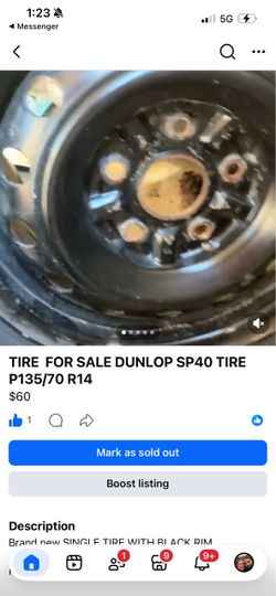 RIM/ TIRE P135/ 70 R14