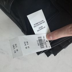 Brand New Woman’s Abercrombie & Fitch Leather Pants With Tags And Plastic Packaging. 