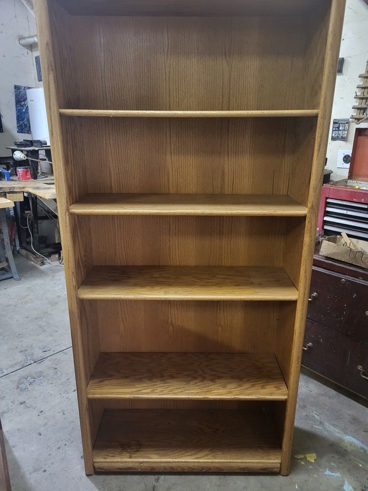  6'  Tall 5 Tier Bookshelf