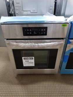 NEW Frigidaire 24" Inch Electric Wall Oven only $39 Down, There's no credit check and there's no interest for 3 months. Message Brandon Now!