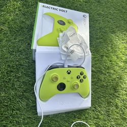 Neón Green Xbox Controller