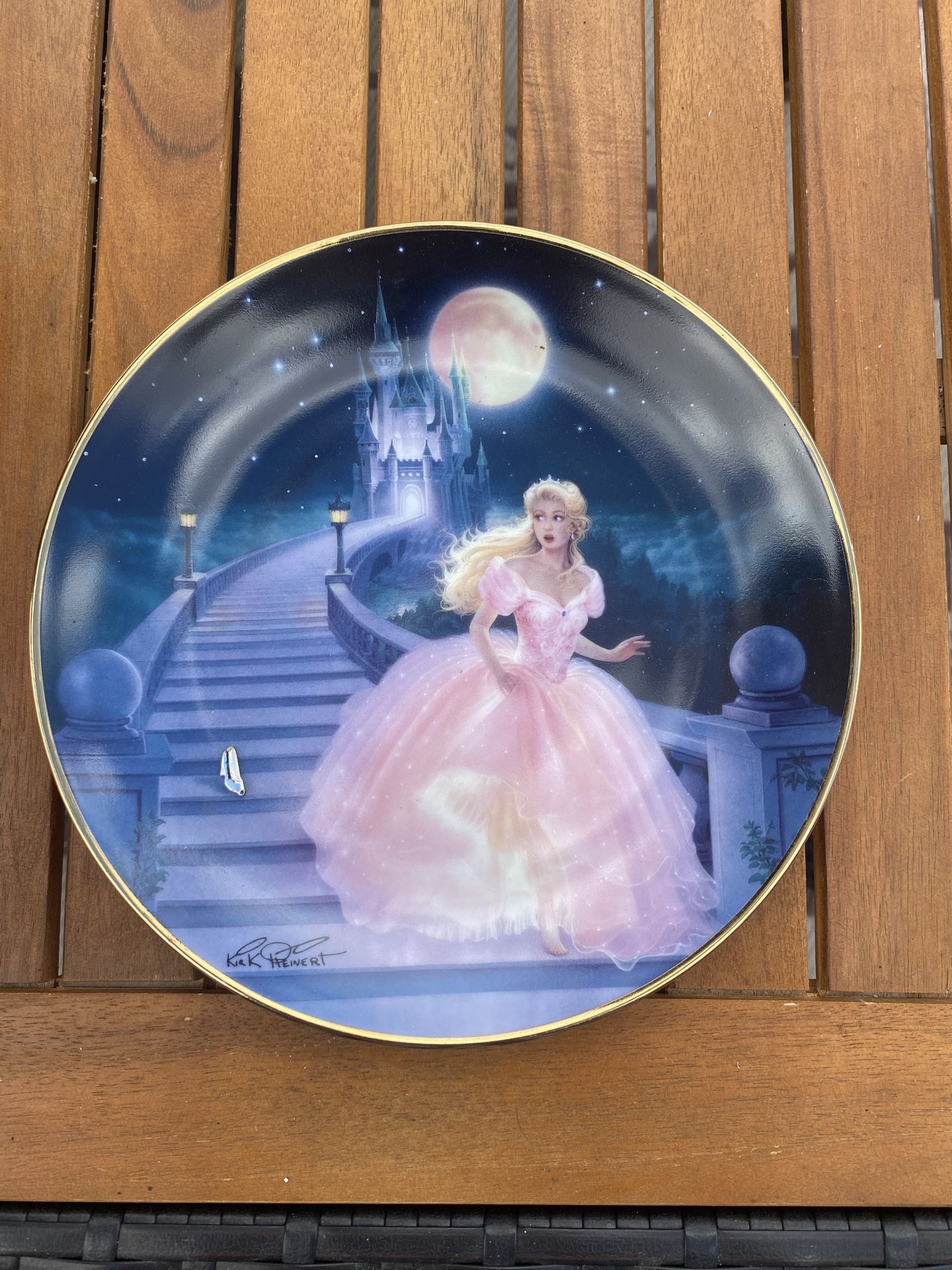 FRANKLIN MINT HEIRLOOM “THE MAGIC OF CINDERELLA” LIMITED EDITION PLATE