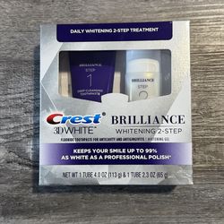 Crest 3D Brilliance Whitening 2 Step Treatment