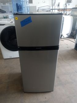 Frigidaire stainless steel 18" top freezer refrigerator (4.5 cu. ft.) - Free delivery