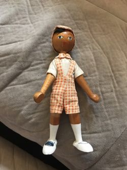 Vintage Polish Peg Doll