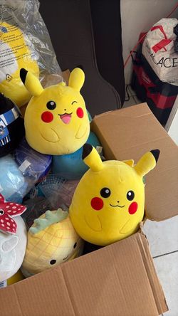 Pikachu Squishmallow Plush Lot of 2