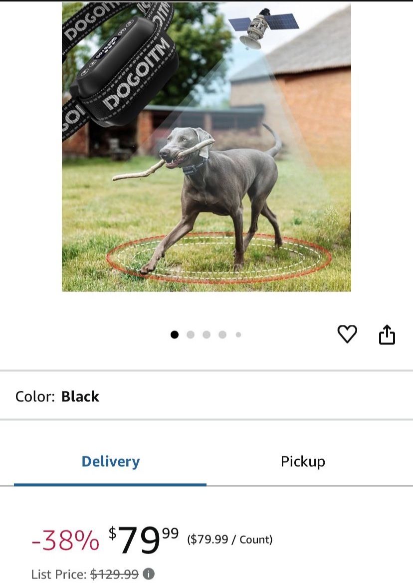 GPS Dog Wireless Fence for Outdoor