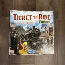 Ticket To ride Europe 