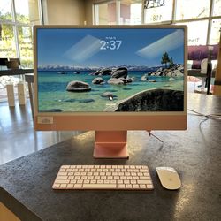 24" iMac — 3.2GHz M1 / 8GB / 512GB / 8-Core (Pink)