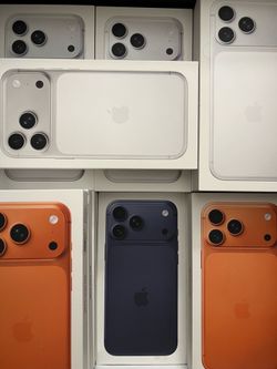 New iPhone 17 pro max or 17 pro unlocked sealed box  bonus free Apple MagSafe clear case & screen protector
