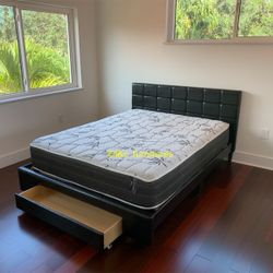 Bed Frame New In The Box With Mattress Same Day Delivery. Queen Size Full Size