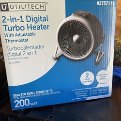 Two in one digital heater brand new never been used