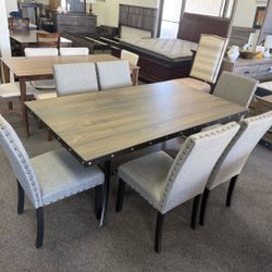 Dining Table Set With 6 Chairs