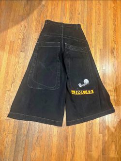JNCO Black Convict Jeans 50" opening