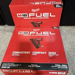 Milwaukee 15 ga finish nailer 