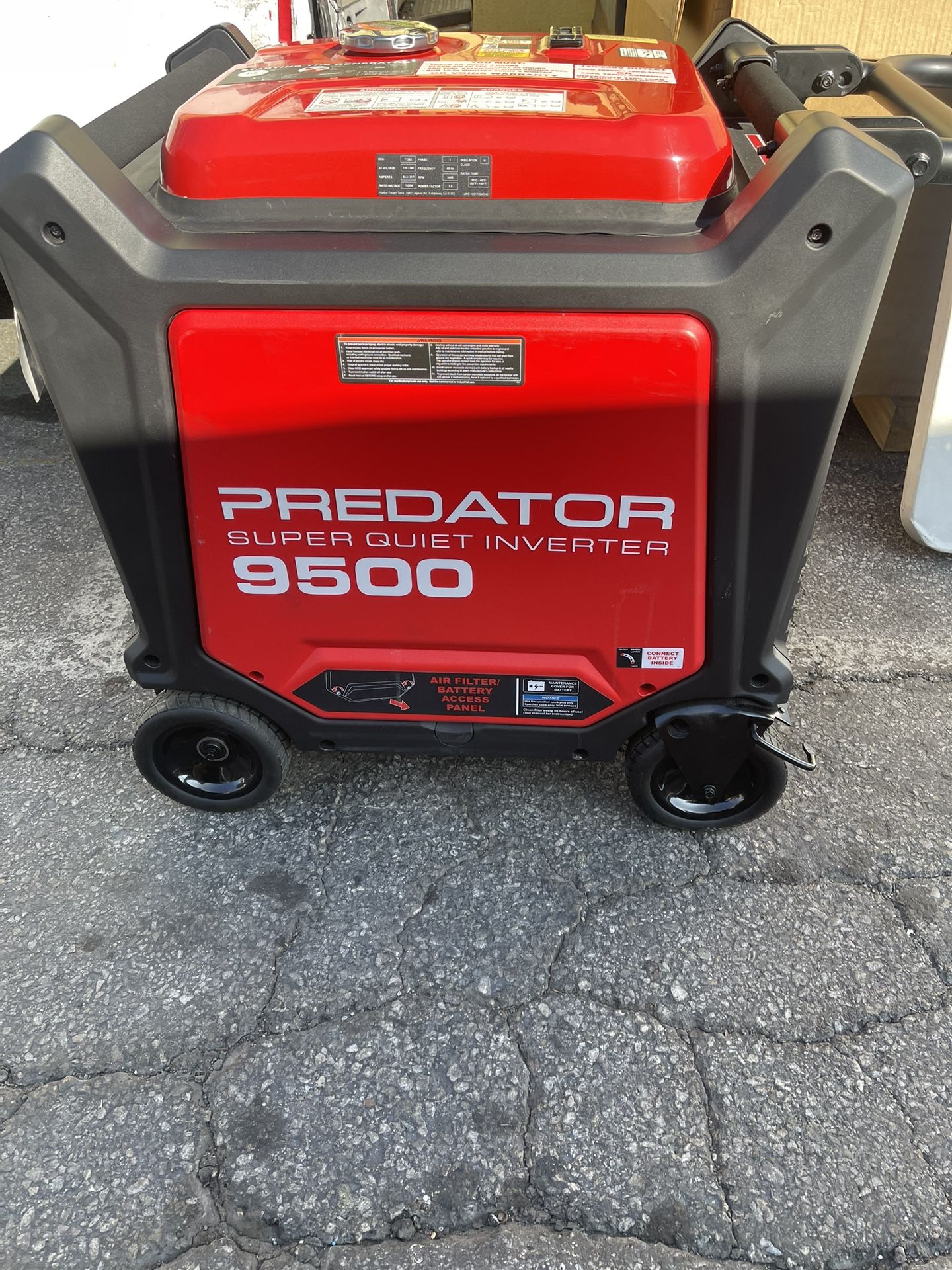 Predator 9500 Inverter Module PREDATOR 9500 Watt SUPER QUIET Inverter Generator with CO SECURE ...