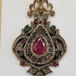 Large Colorful Pendant 