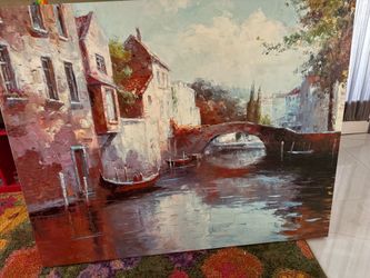 Art paint  50” by 40” in good condition