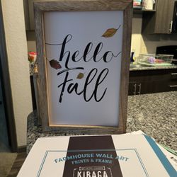 Farmhouse Style Frame And Prints 