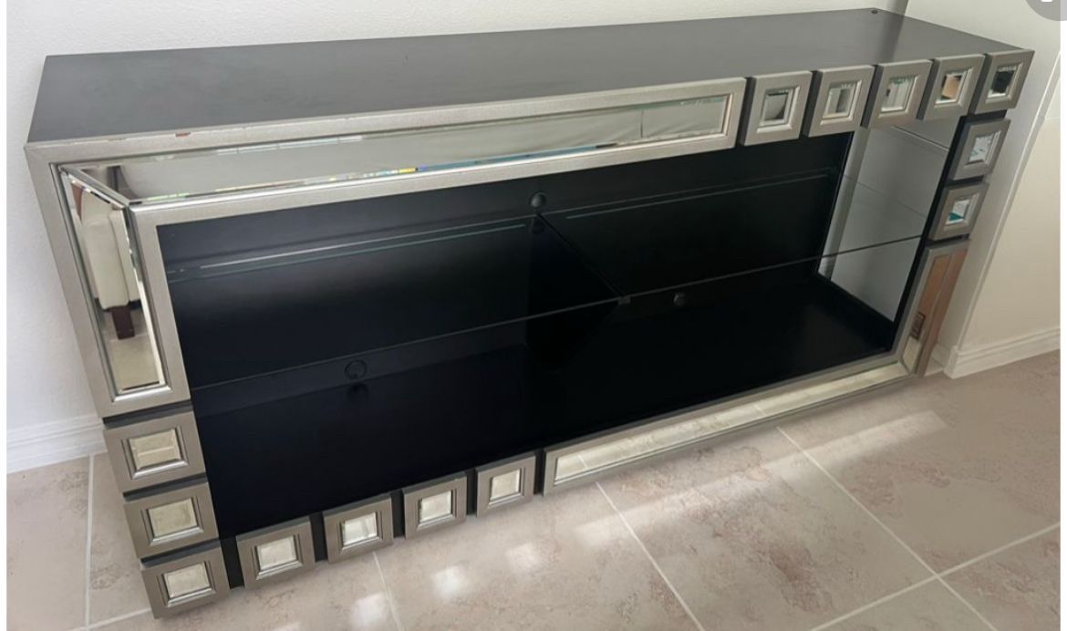 Mirror TV Stand