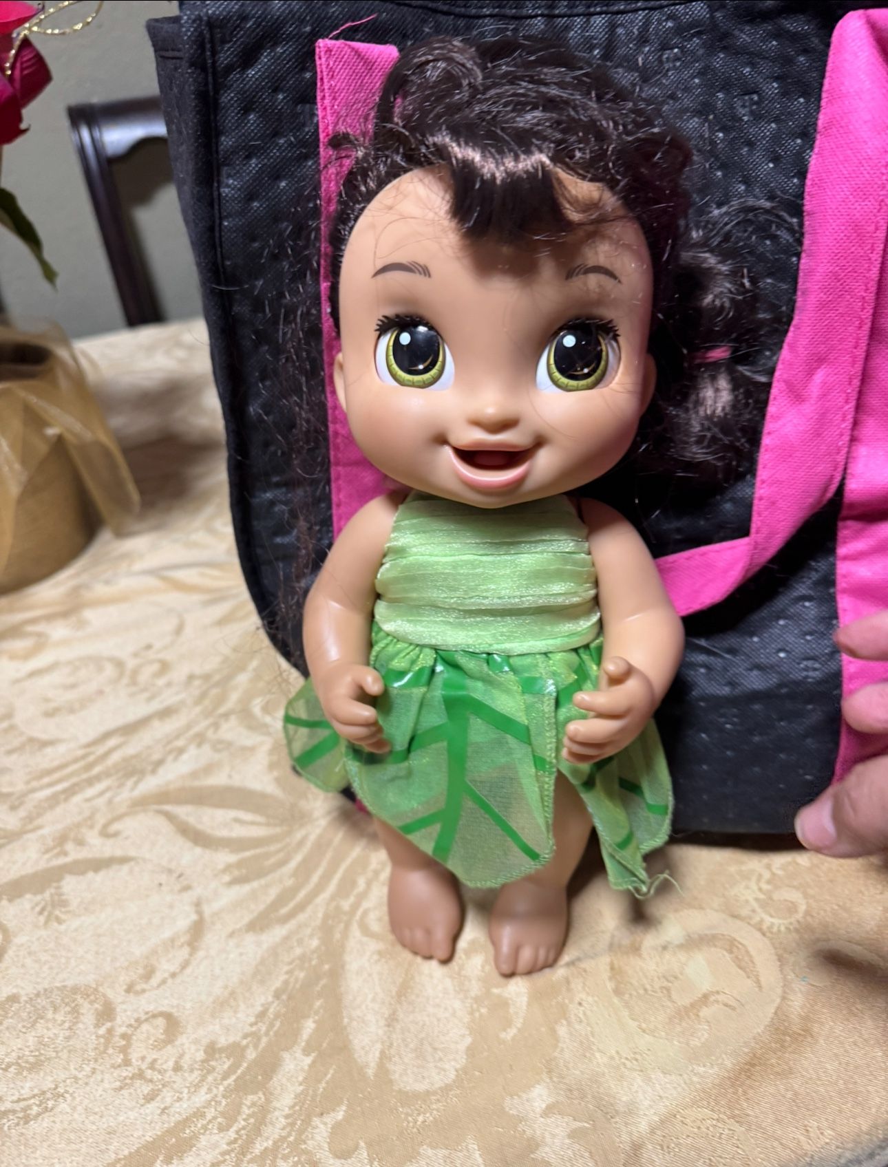 Baby Alive Lulu Achoo Doll, 12-Inch Interactive Doctor Play Toy, Lights, Sounds, Movements, Kids 3 and Up, Brown Hair