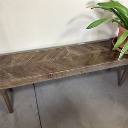  Tuesday Morning Treasure - Wood Veneer Table