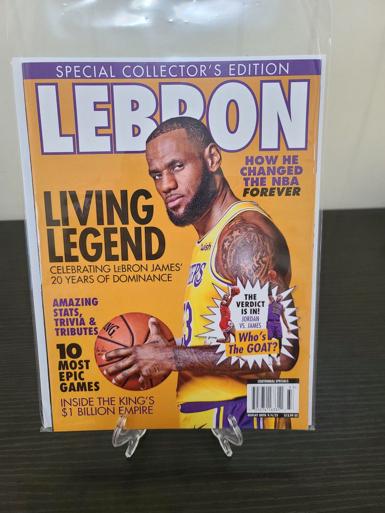 Lebron James Lakers NBA basketball magazine 