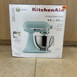 KITCHEN AID DELUXE TILT-HEAD STAND MIXER 4.5QT KSM97MI MINERAL WATER