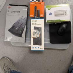 Miscellaneous Electronics - Wireless Bluetooth Keyboard - Wireless Bluetooth Mouse With Pad  - Strong Surge Protector - Amazon 4k Fire stick 